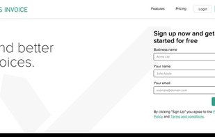 Yes Invoice screenshot 2