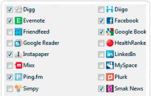 Shareaholic screenshot 1