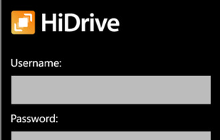 HiDrive for Windows Phone 7