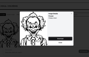 NinjaColoring screenshot 1