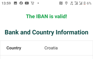 Iban Analyzer screenshot 1