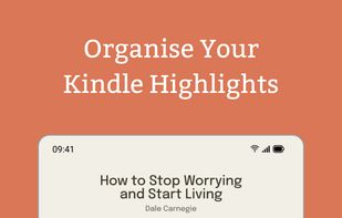 Export and organize your Kindle highlights