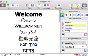 Nisus Writer Pro screenshot 1