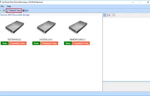 Pen Drive Recovery Tool - SysTools screenshot 1