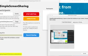 Dead Simple Screen Sharing screenshot 1