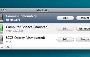 Macfusion screenshot 1