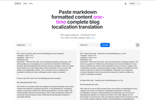 markdown translator screenshot for lightmode