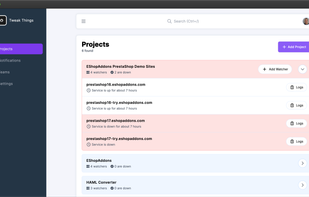UptimeTea screenshot 1