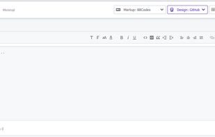 A replica of the design used on GitHub.com