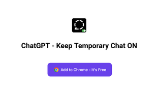 ChatGPT: Temporary chat always ON screenshot 2