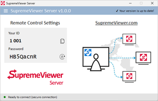 SupremeViewer Server is a software that allows remote access to the computer where it is installed.