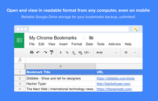 Bookmarks Backuper screenshot 3