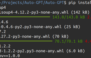 Auto-GPT screenshot 2