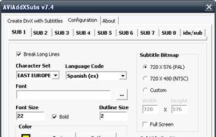 AVIAddXSubs screenshot 1