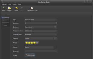 Gourmet Recipe Manager screenshot 3