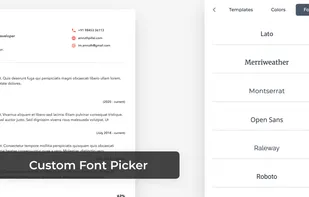 Reactive Resume screenshot 1