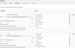 WP-CRM screenshot 1