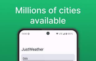 JustWeather screenshot 1