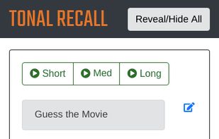 Tonal Recall screenshot 1