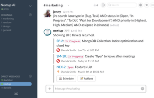 Slack JIRA Integration Bot screenshot 1