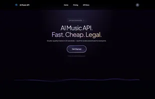 AI Music API screenshot 1