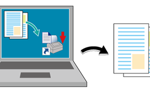 Dragging and Dropping to the Desktop Icon for Printing