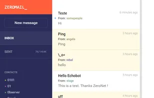 ZeroNet screenshot 2