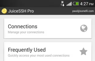 JuiceSSH screenshot 1