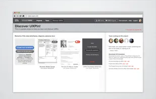 UXPin let you demonstrate whole design process