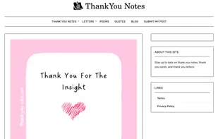 Thank You Notes screenshot 1