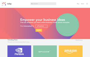 Trending now section, and new companies added.