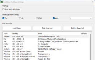 LeoMoon HotKeyz screenshot 1