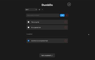 DumbDo screenshot 1