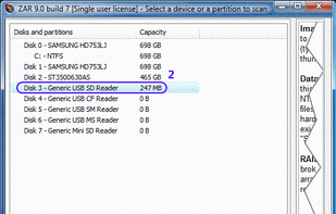 ZAR Digital image recovery screenshot 1