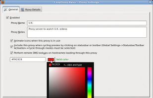 FoxyProxy screenshot 3