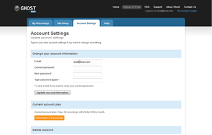 GhostRec screenshot 2