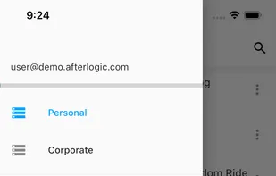 Aurora Files - Storages list (mobile)