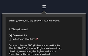 Jot - Notes screenshot 1