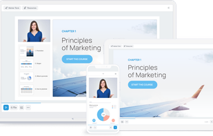 HTML5 presentations work on all devices.