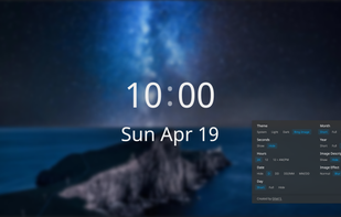 Daily wallpaper that canges every day, can be set to be blurred.