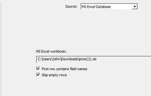 DBConvert for Excel and MySQL screenshot 1