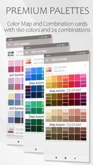 Color maps and combinations palette