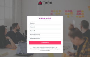 TiniPoll screenshot 2