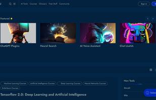SERP AI homepage