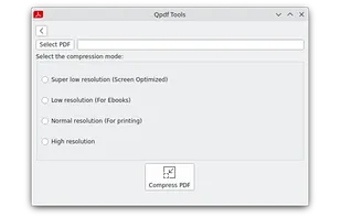 Qpdf Tools screenshot 1