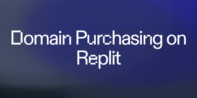Replit adds domain purchasing with instant setup and one-click configuration image