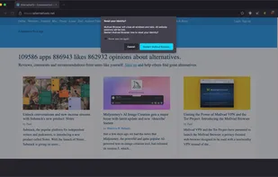 Mullvad Browser screenshot 1