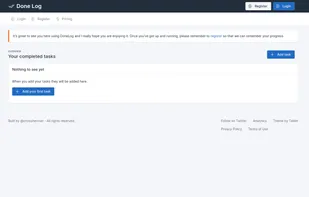 Done Log screenshot 1