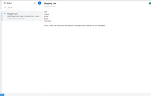 Plain text note on free version.