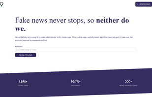 Homepage (with missing fonts).